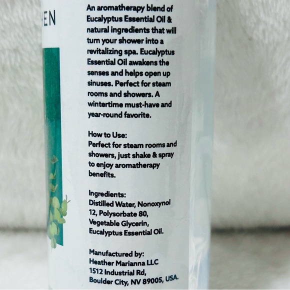 New Beauty Kitchen Breathe Essential Oil Shower and Spa spray 6 fl ounces - Picture 4 of 5